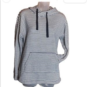 A New Day striped hoodie over sized XS/ small striped longer sweat shirt